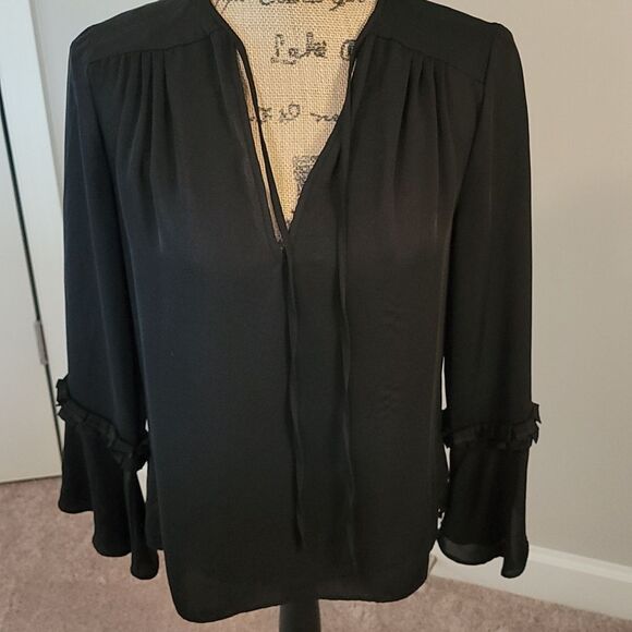 Laundry Black longsleeve Top - Picture 1 of 5
